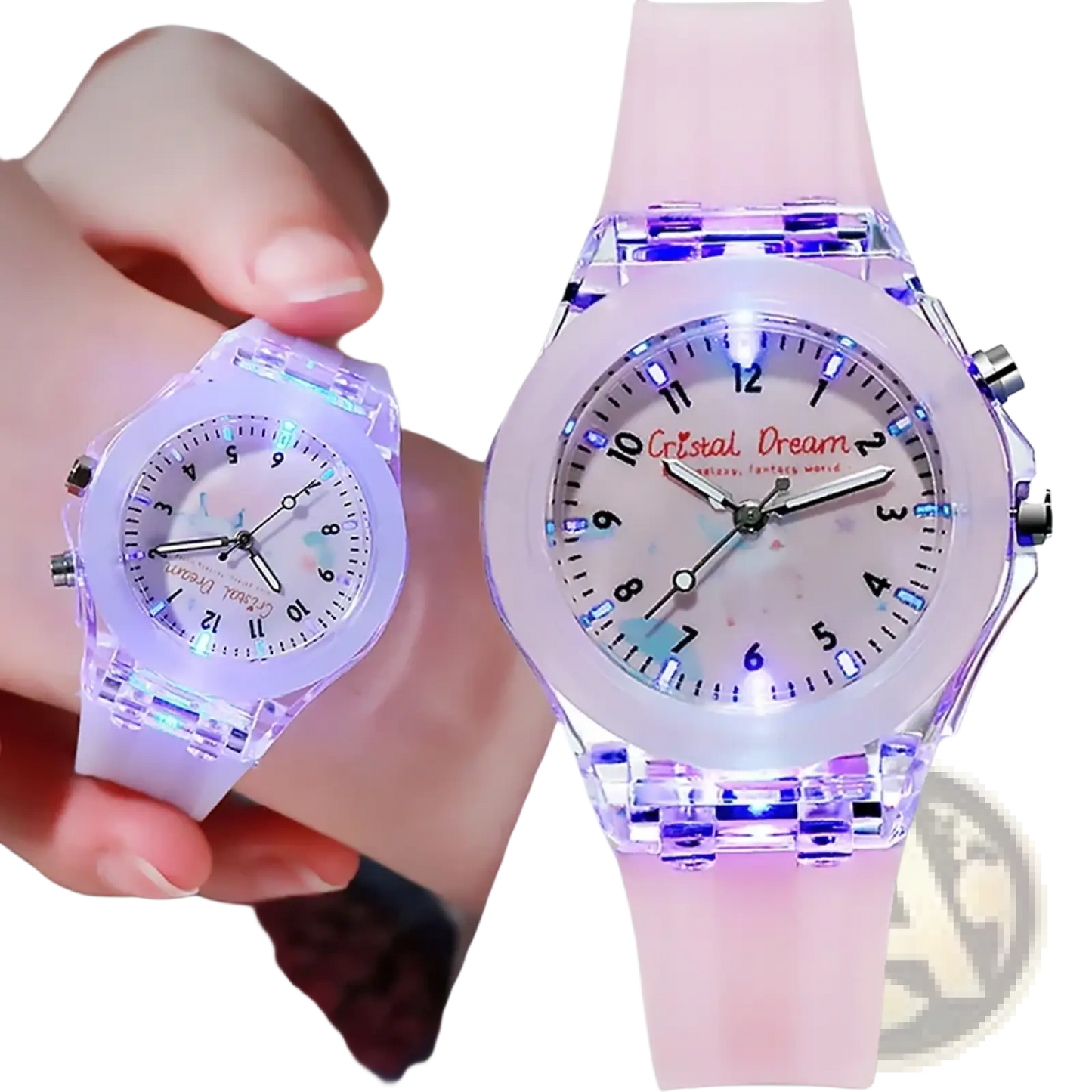 Kids Glowing Led Silicone Sports Watch