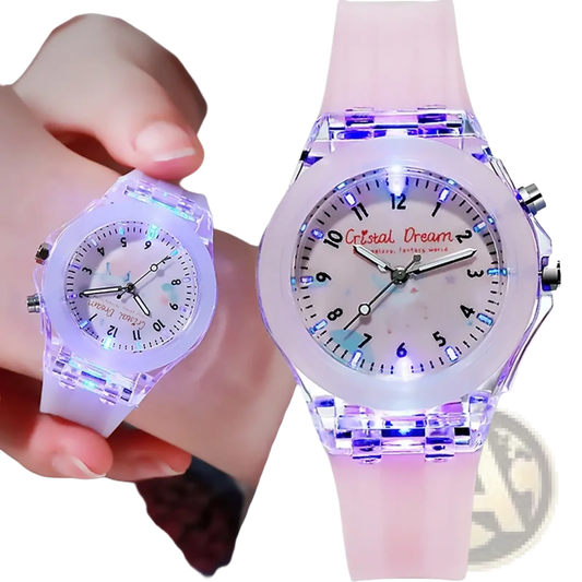 Kids Glowing Led Silicone Sports Watch