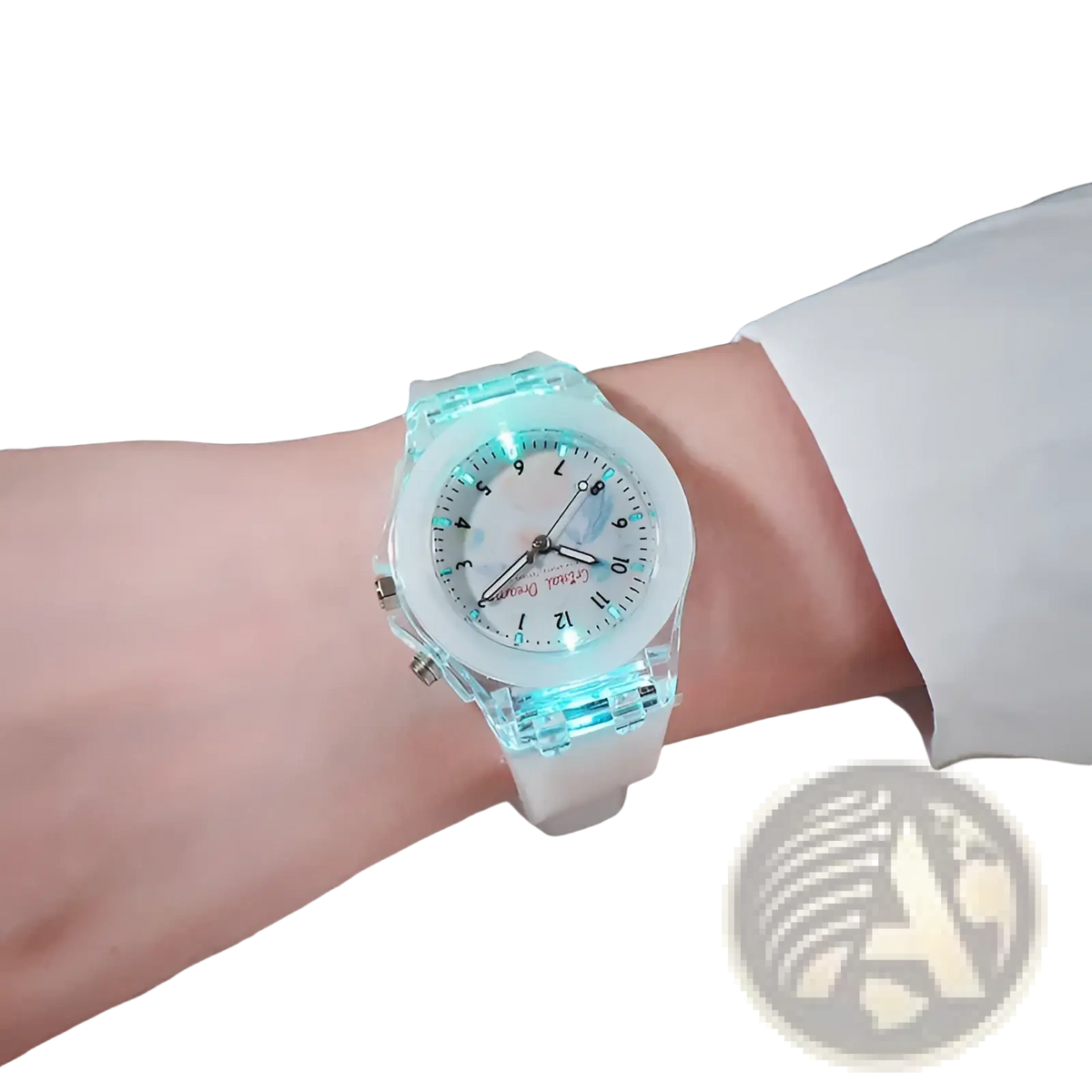 Kids Glowing Led Silicone Sports Watch