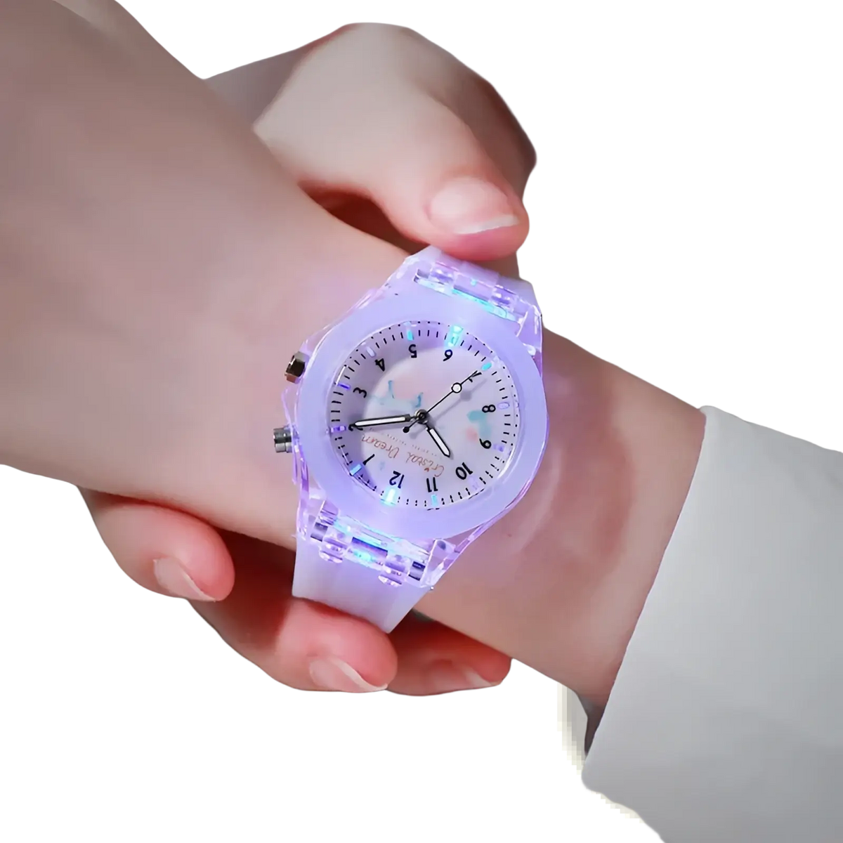Kids Glowing Led Silicone Sports Watch