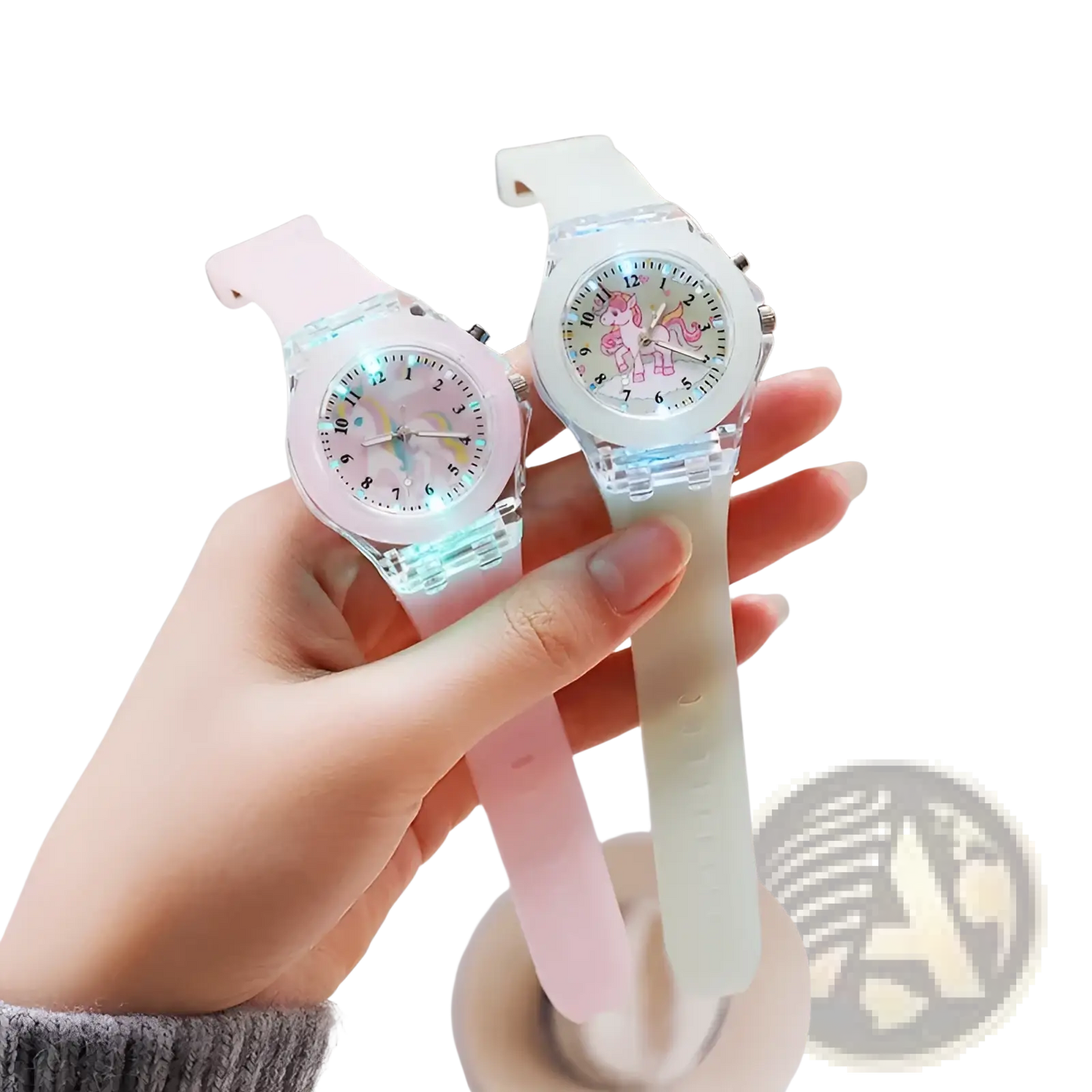 Kids Unicorn Led Light Up Silicone Digital Watch