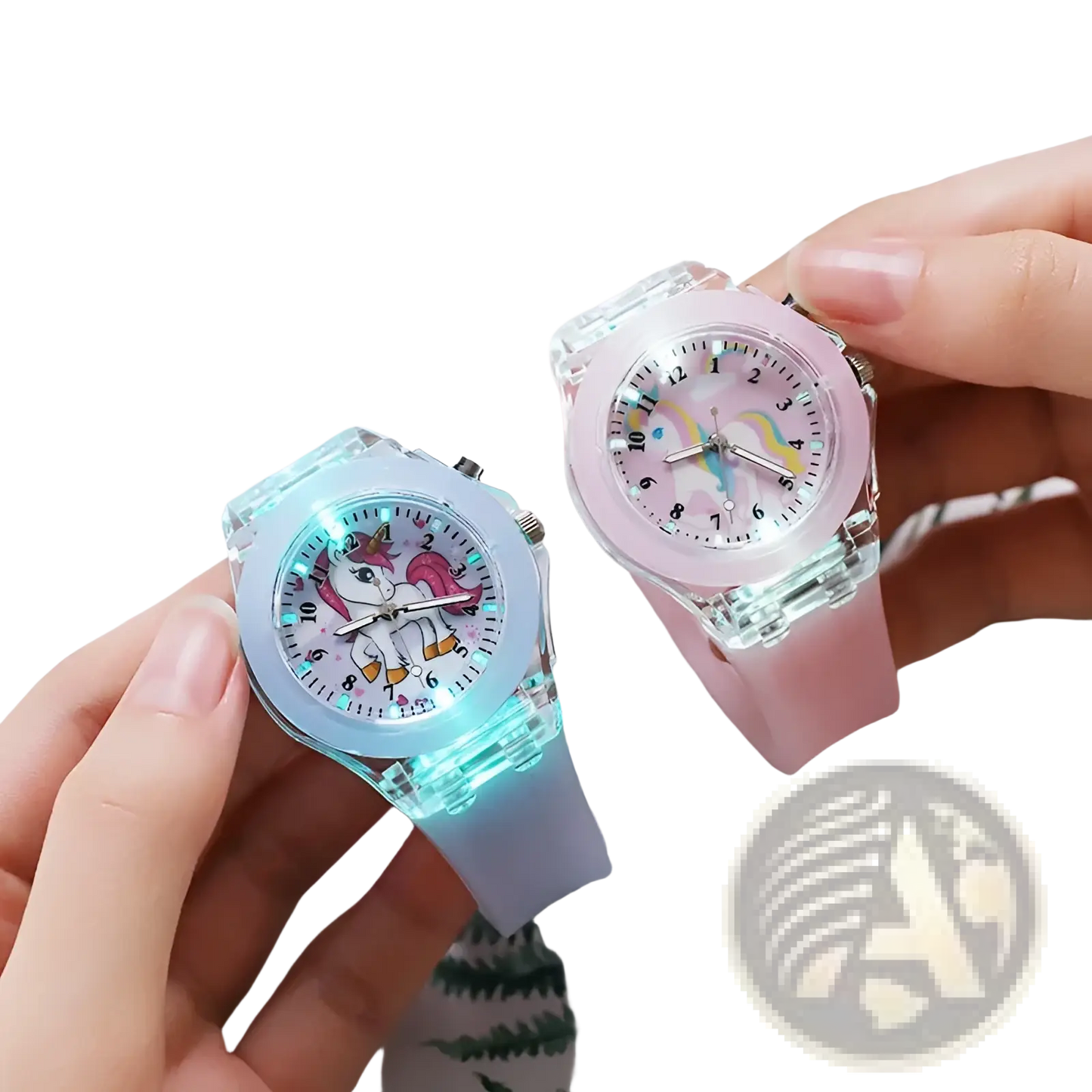 Kids Unicorn Led Light Up Silicone Digital Watch