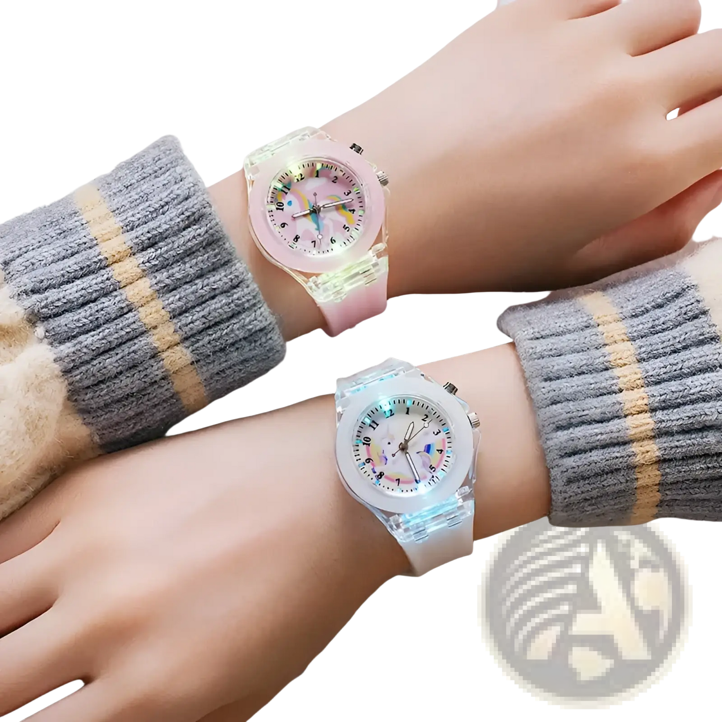Kids Unicorn Led Light Up Silicone Digital Watch