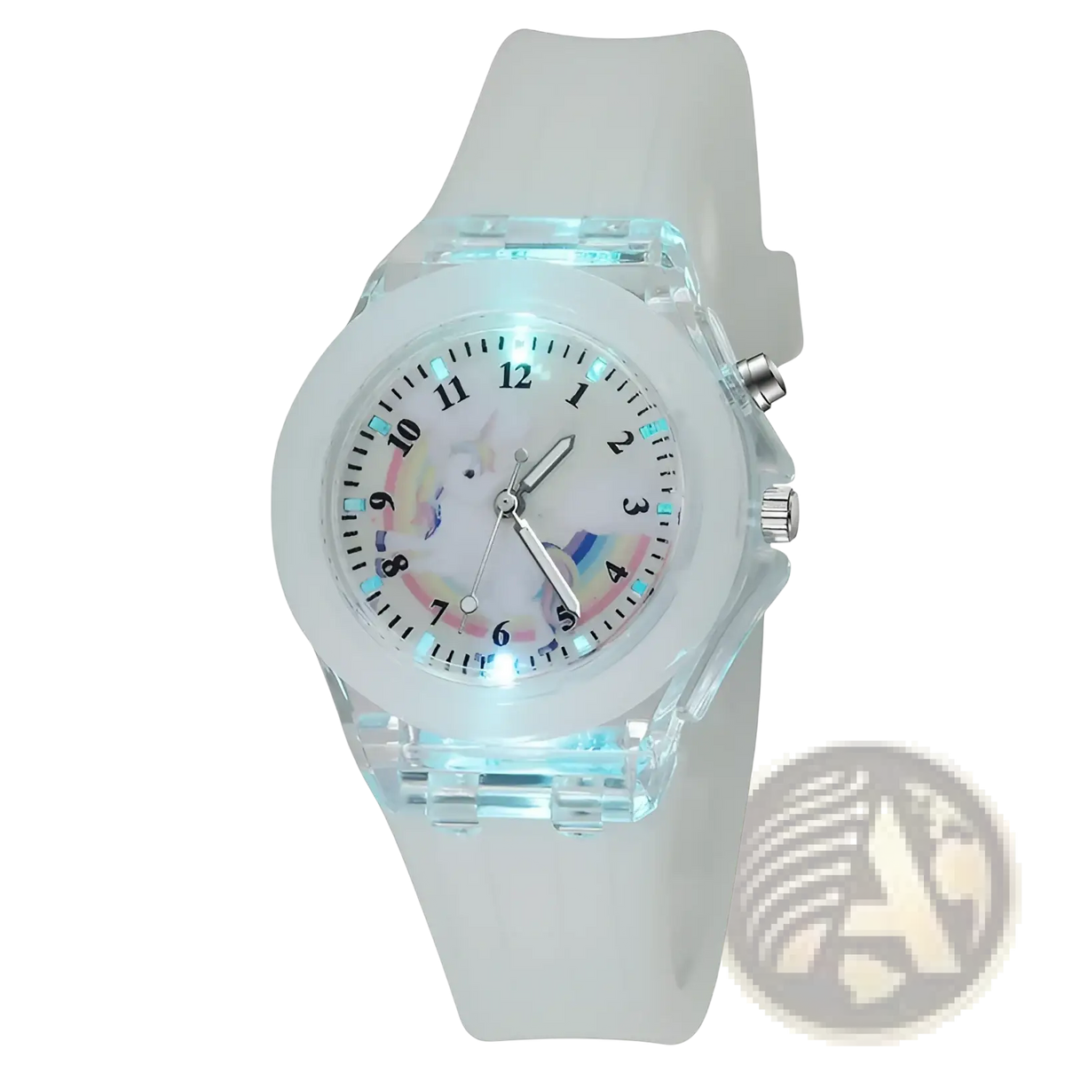 Kids Unicorn Led Light Up Silicone Digital Watch