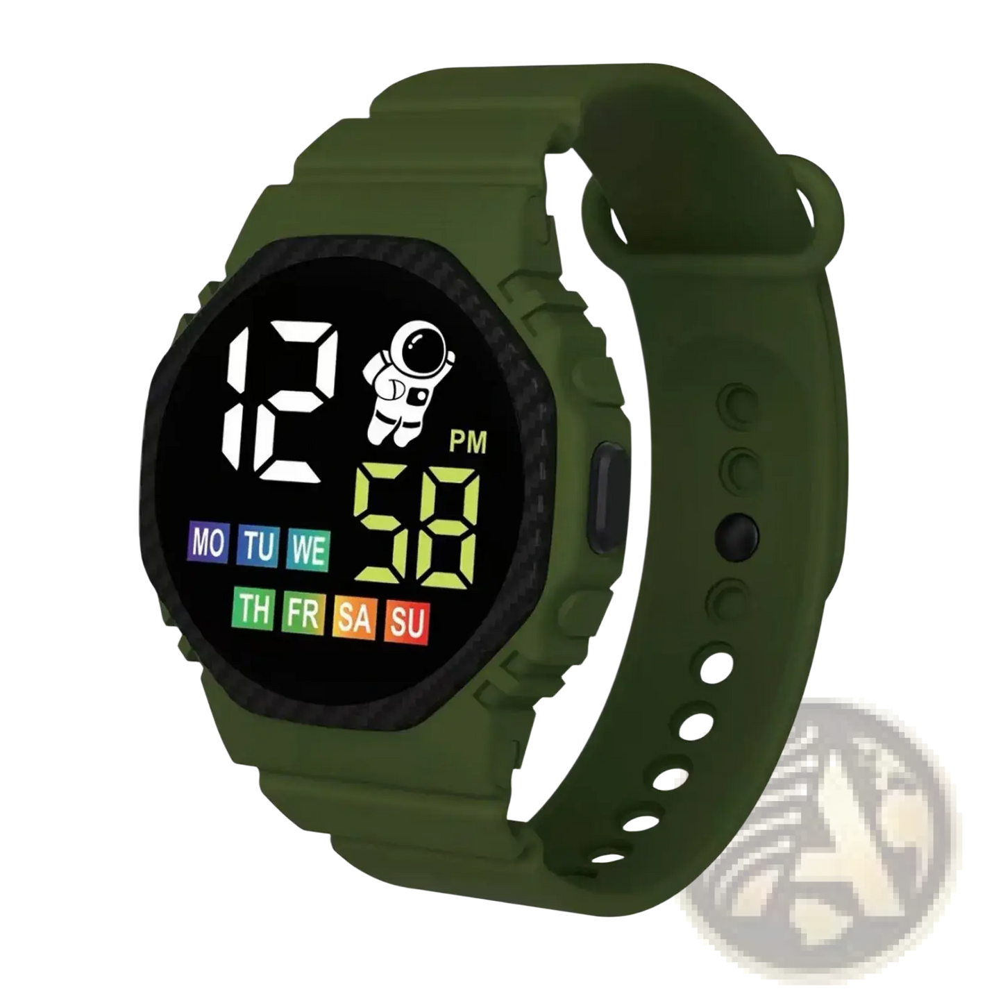 Kids Waterproof Led Digital Astronaut Watch