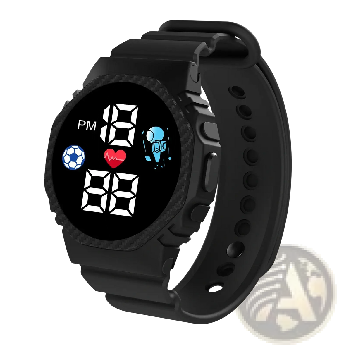 Kids Waterproof Led Digital Astronaut Watch