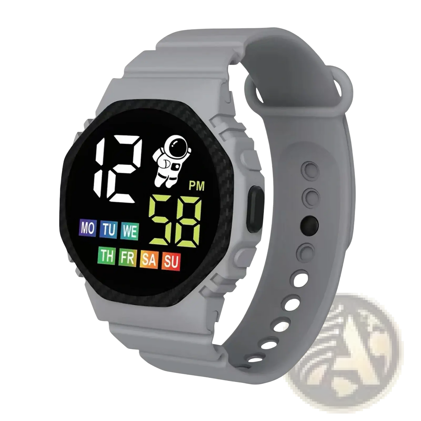 Kids Waterproof Led Digital Astronaut Watch