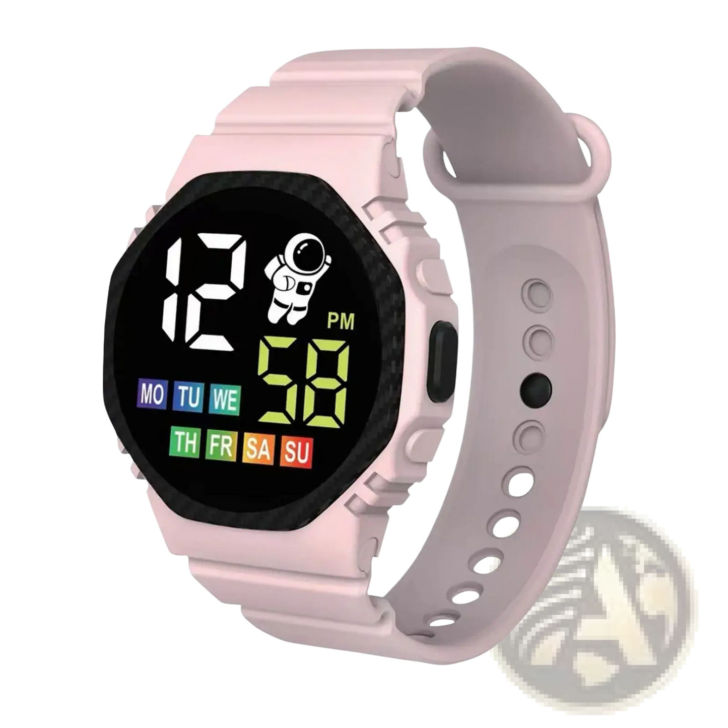 Kids Waterproof Led Digital Astronaut Watch