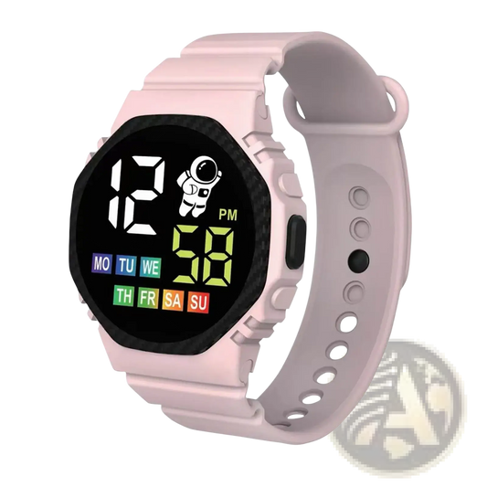 Kids Waterproof Led Digital Astronaut Watch