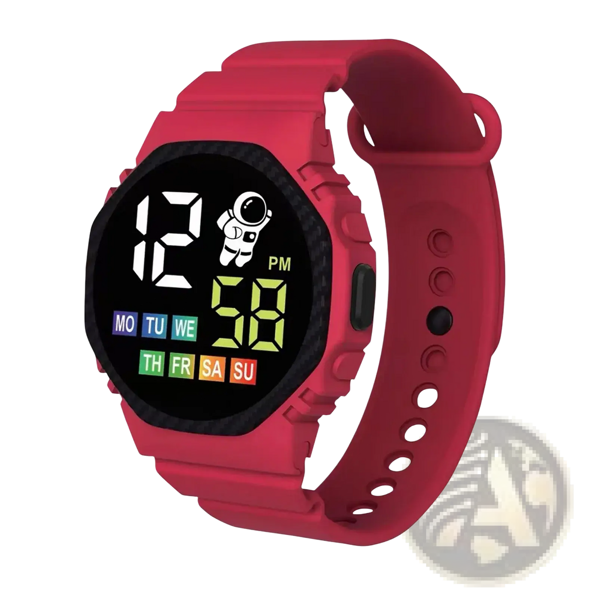 Kids Waterproof Led Digital Astronaut Watch