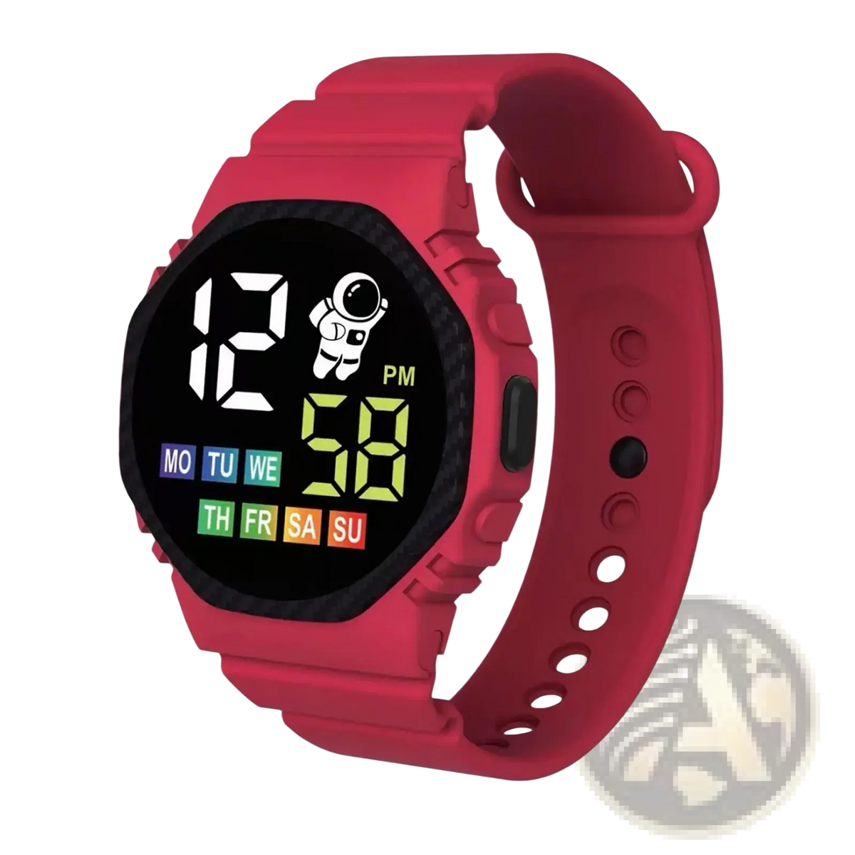 Kids Waterproof Led Digital Astronaut Watch