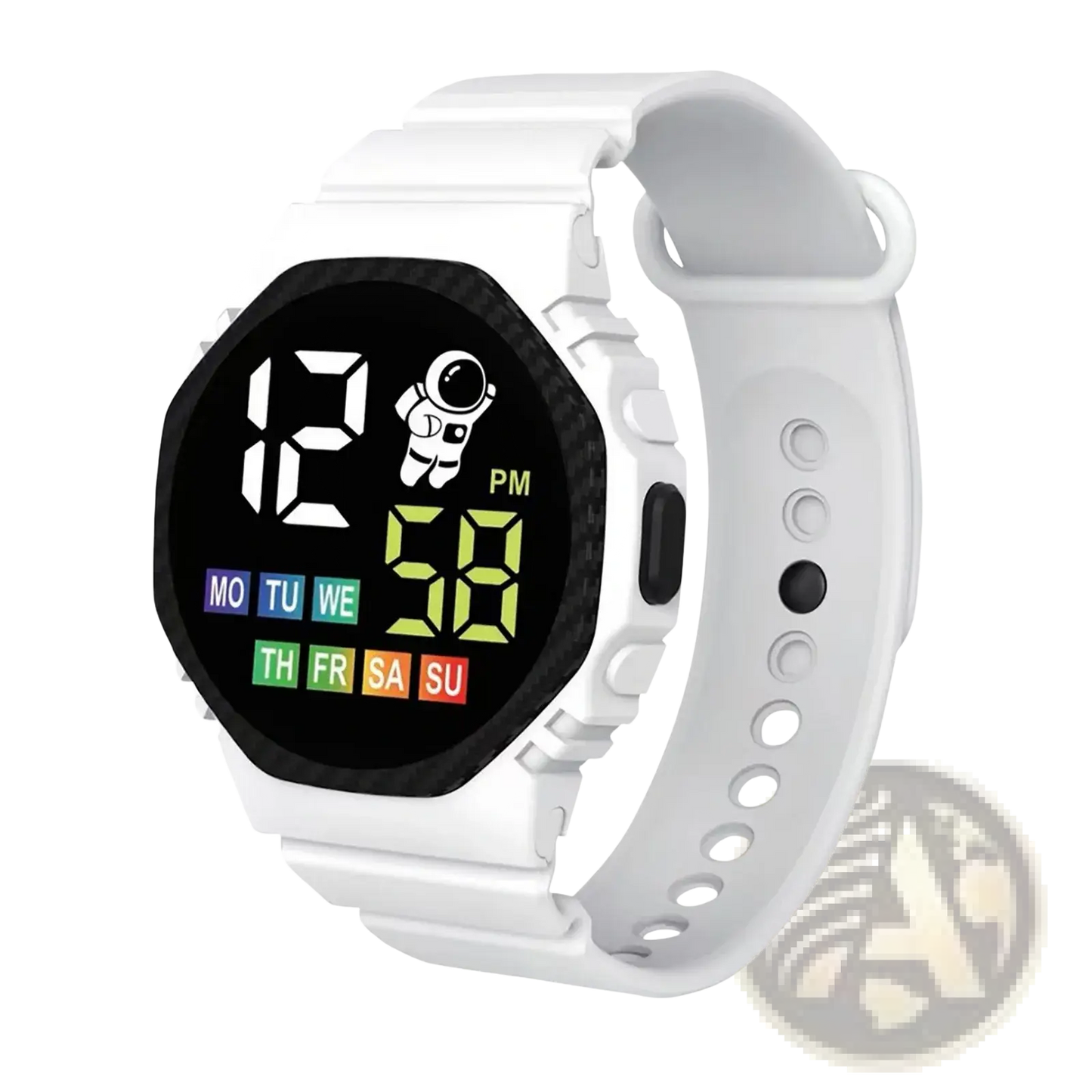 Kids Waterproof Led Digital Astronaut Watch