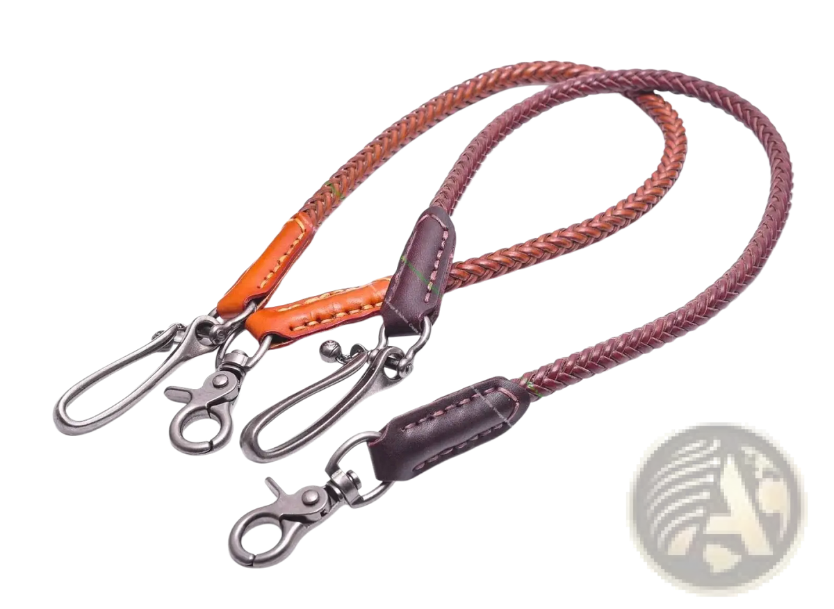 Leather Biker Wallet Chain Punk Jeans Accessory