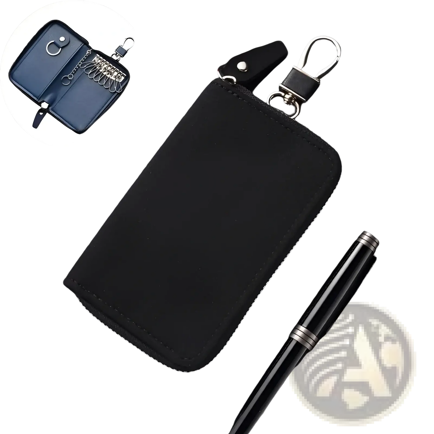 Leather Key Holder Organizer Pouch