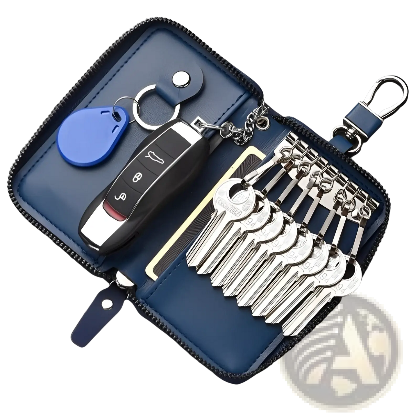 Leather Key Holder Organizer Pouch