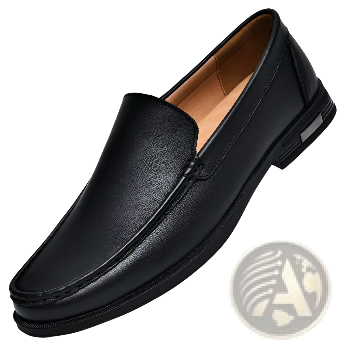 Leather Loafers Breathable Hollow Business Shoes