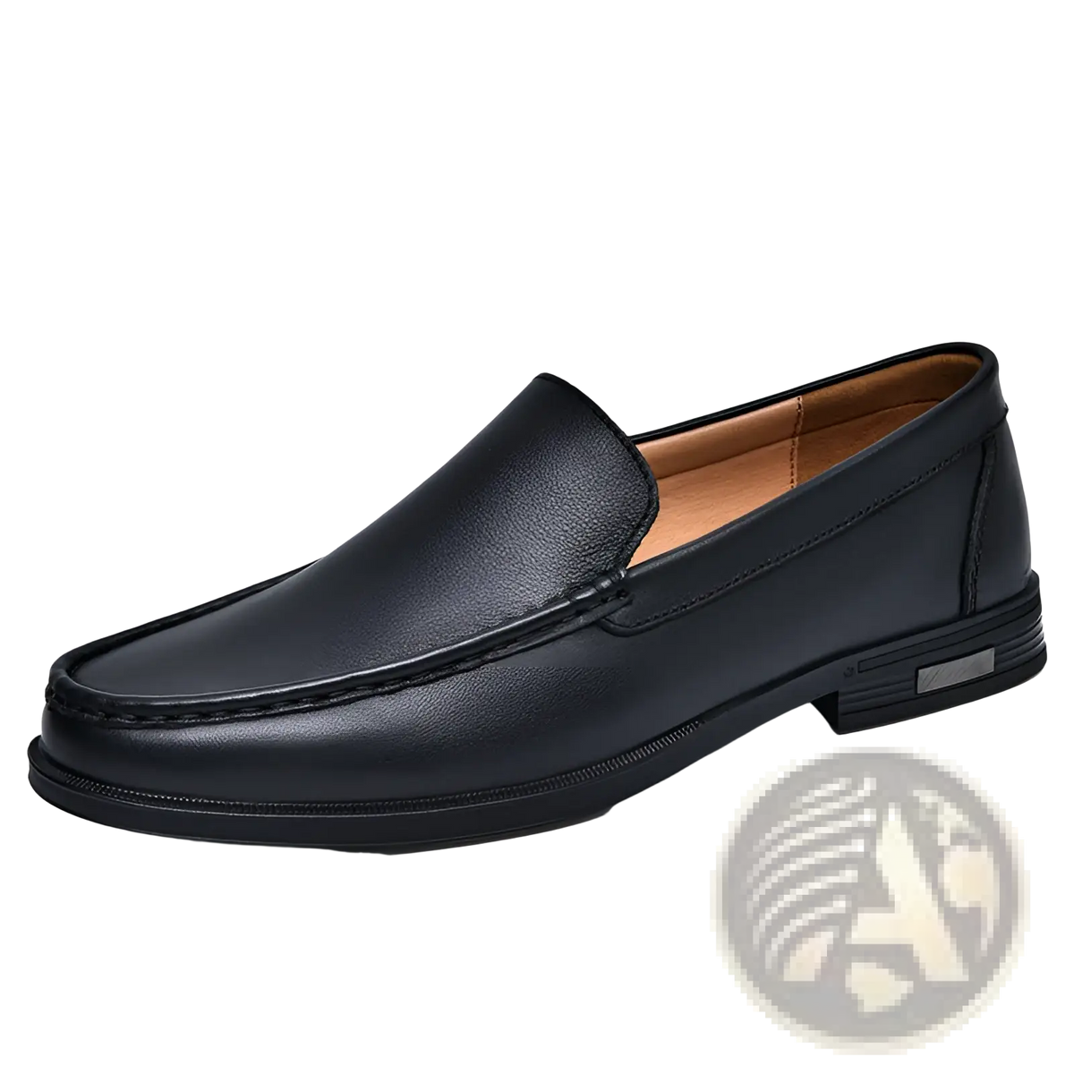Leather Loafers Breathable Hollow Business Shoes