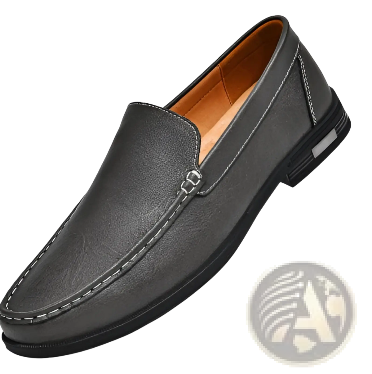 Leather Loafers Breathable Hollow Business Shoes
