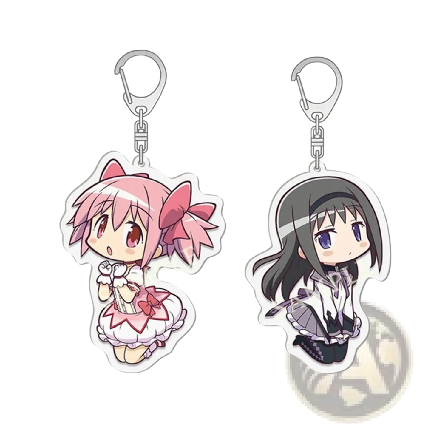 Madoka Magica Anime Acrylic Keychain Set