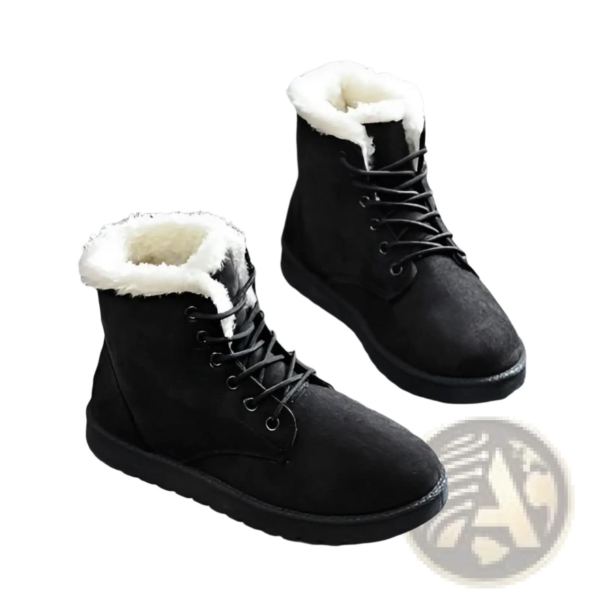Martin Boots Women Suede Fur Lined Winter Shoes