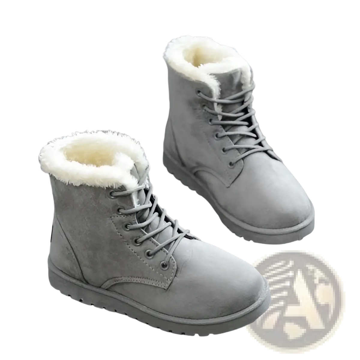 Martin Boots Women Suede Fur Lined Winter Shoes