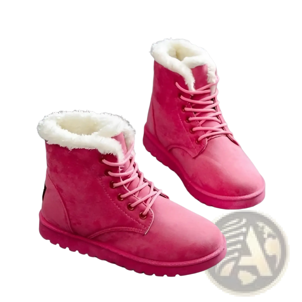 Martin Boots Women Suede Fur Lined Winter Shoes