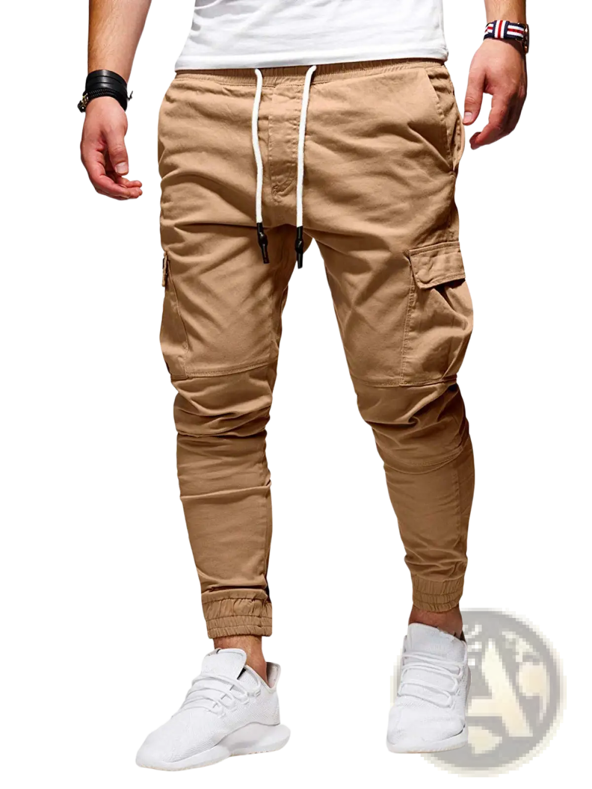 Men Cargo Joggers Casual Sports Pants