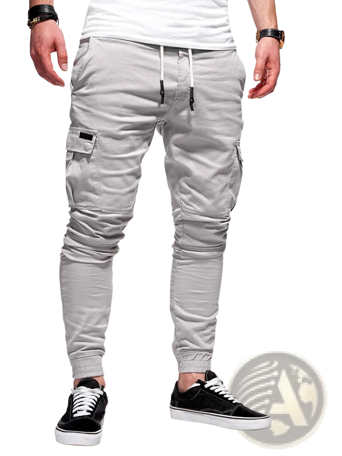Men Cargo Joggers Casual Sports Pants