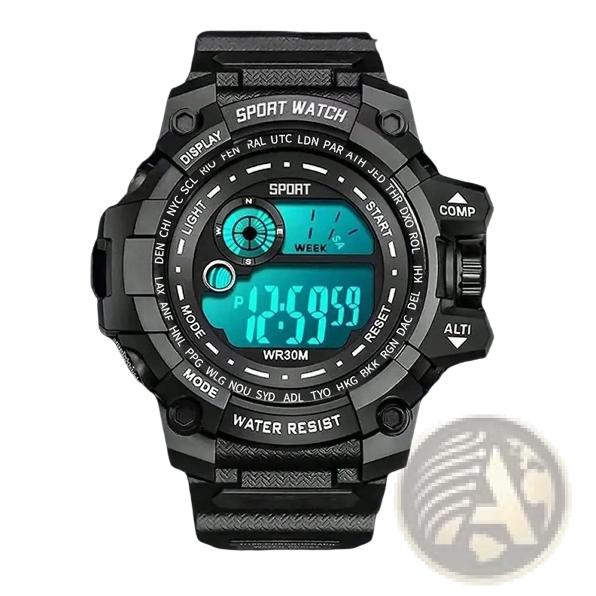 Men Digital Sport Watch Luminous Waterproof Army Military Clock