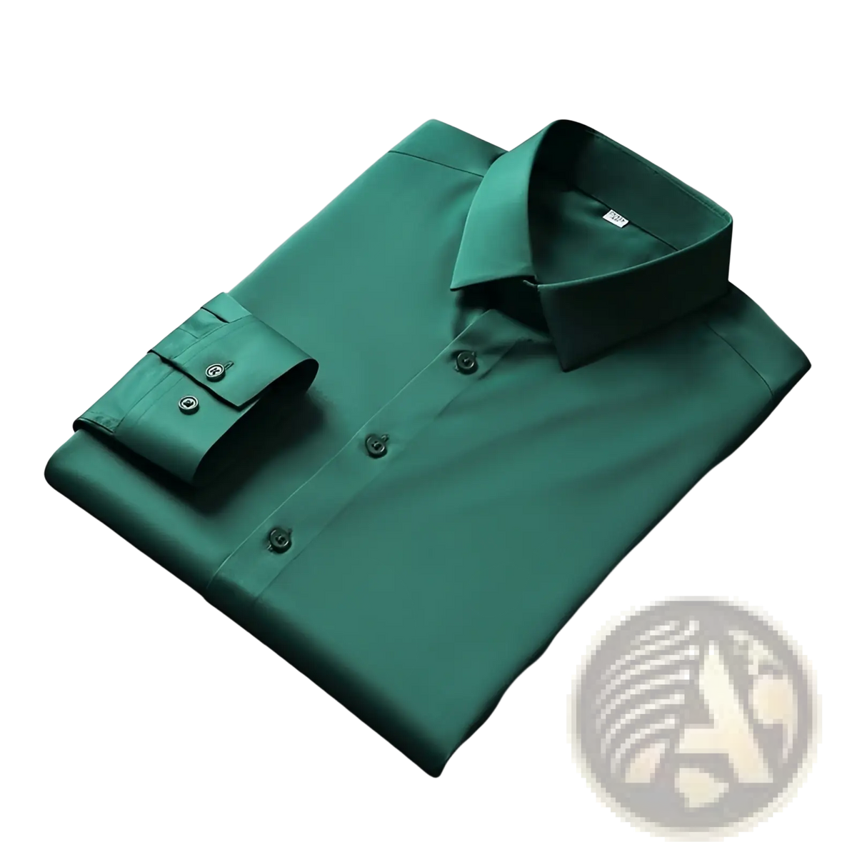 Men Silk Long Sleeve Dress Shirt