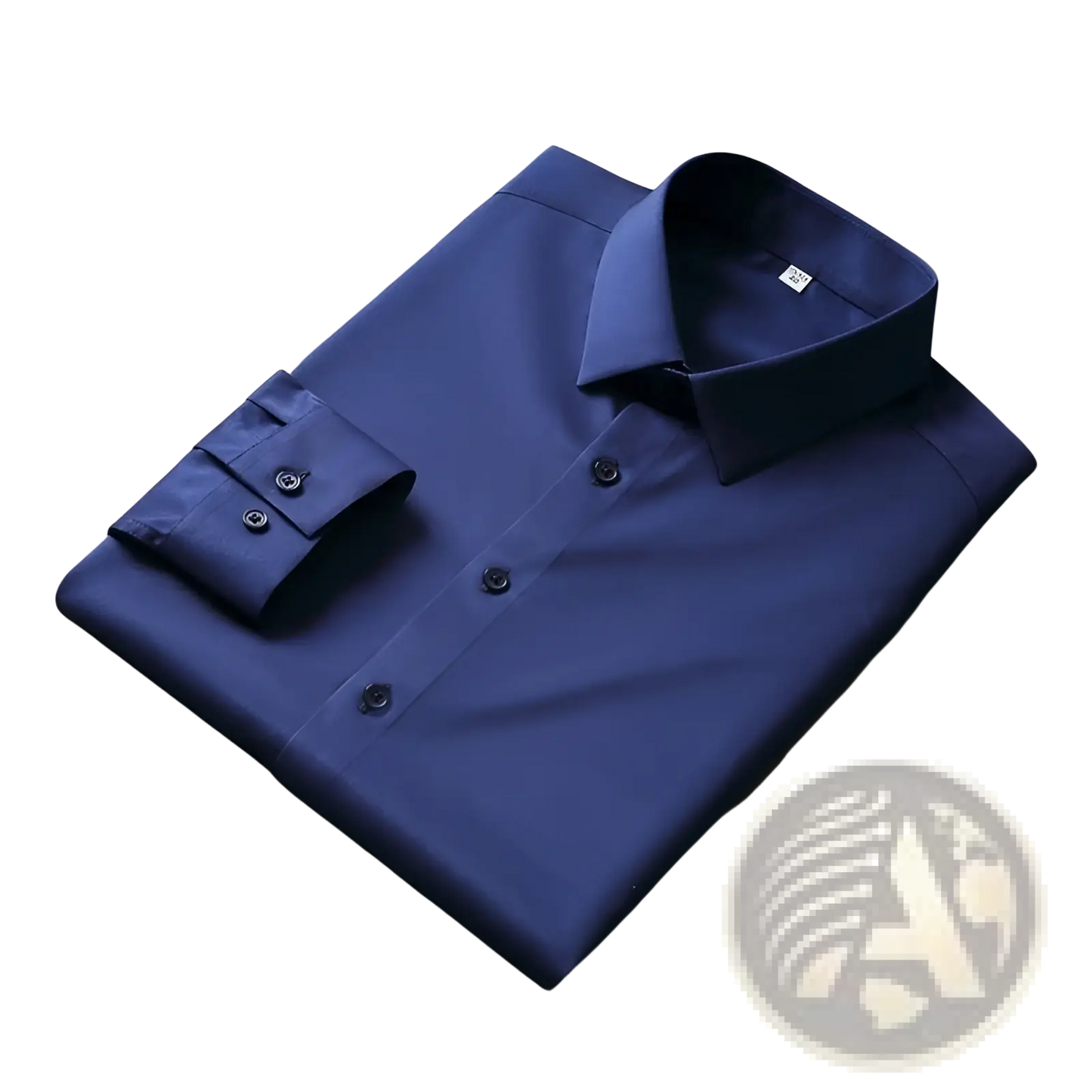 Men Silk Long Sleeve Dress Shirt