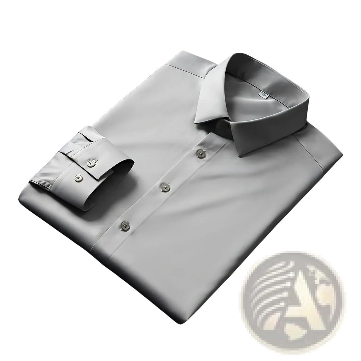 Men Silk Long Sleeve Dress Shirt