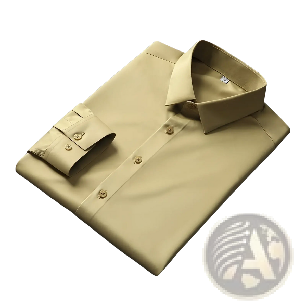 Men Silk Long Sleeve Dress Shirt