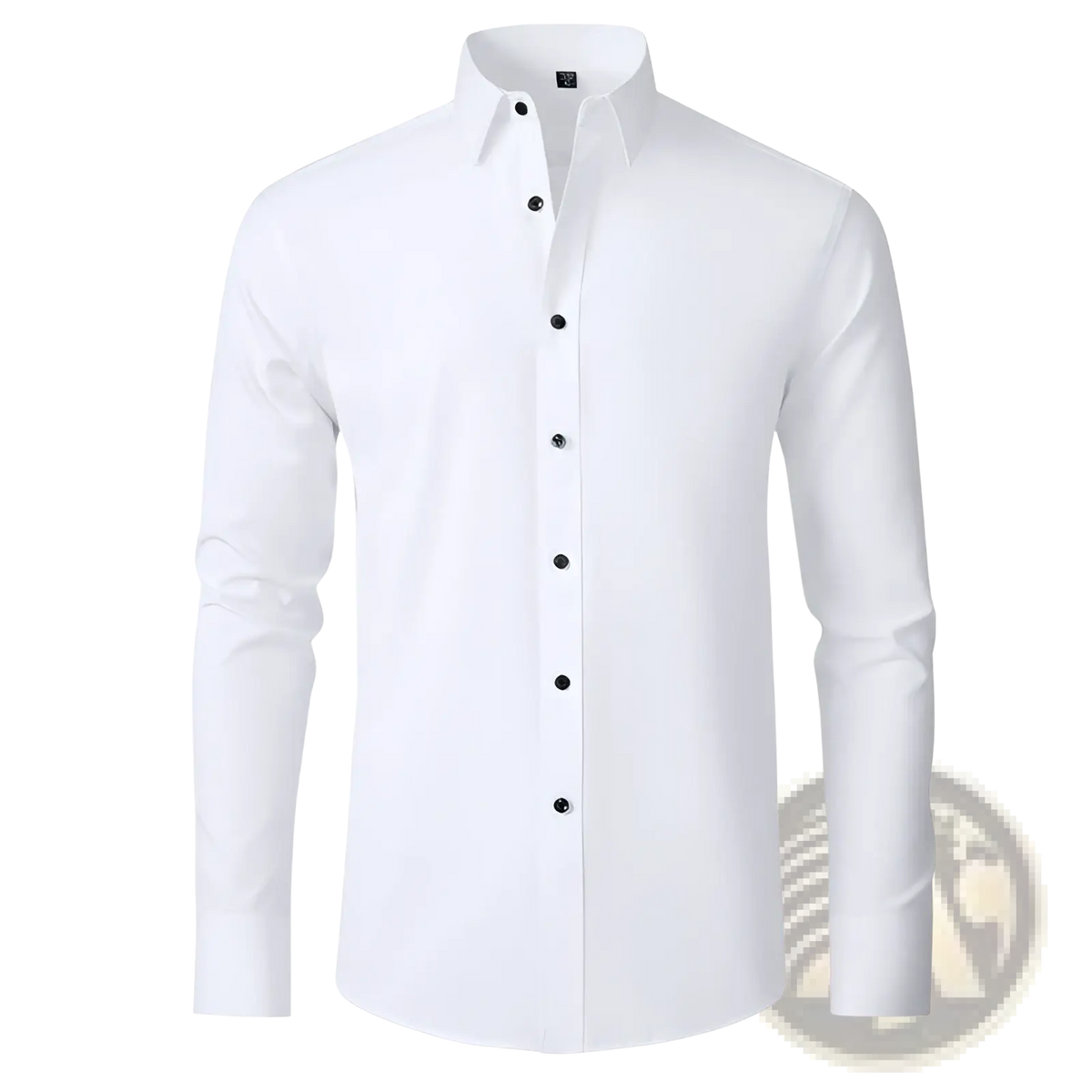 Men Slim Fit Long Sleeve Business Dress Shirt