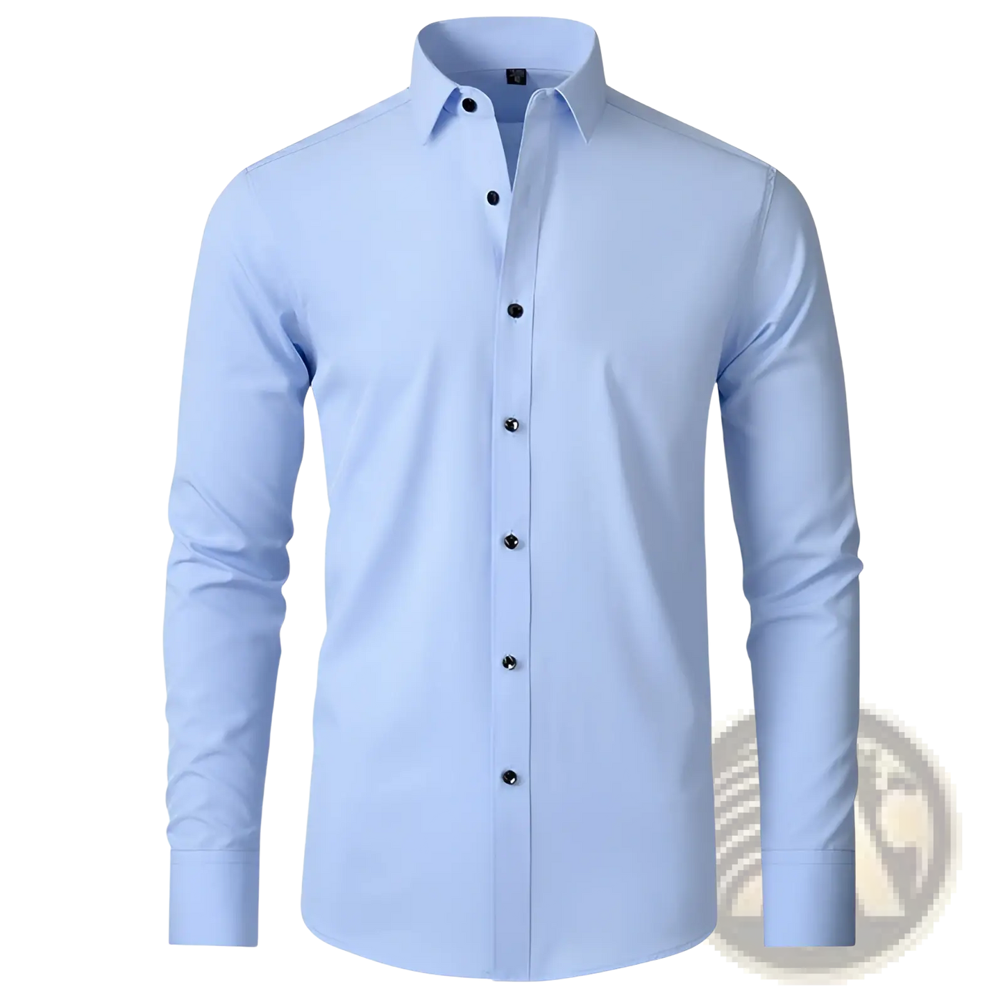 Men Slim Fit Long Sleeve Business Dress Shirt