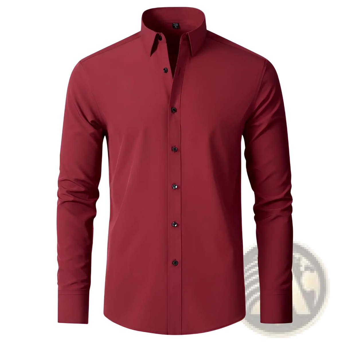 Men Slim Fit Long Sleeve Business Dress Shirt