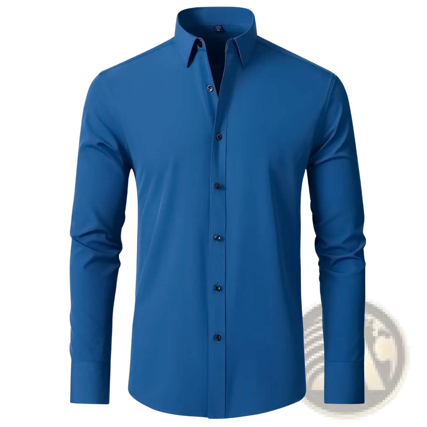 Men Slim Fit Long Sleeve Business Dress Shirt