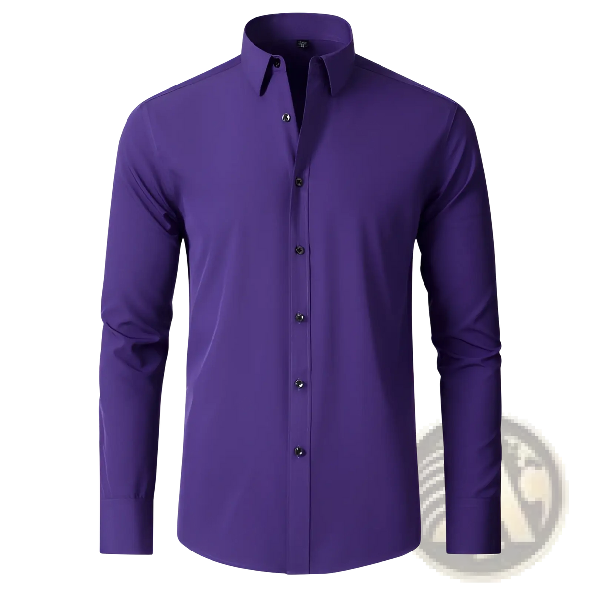 Men Slim Fit Long Sleeve Business Dress Shirt