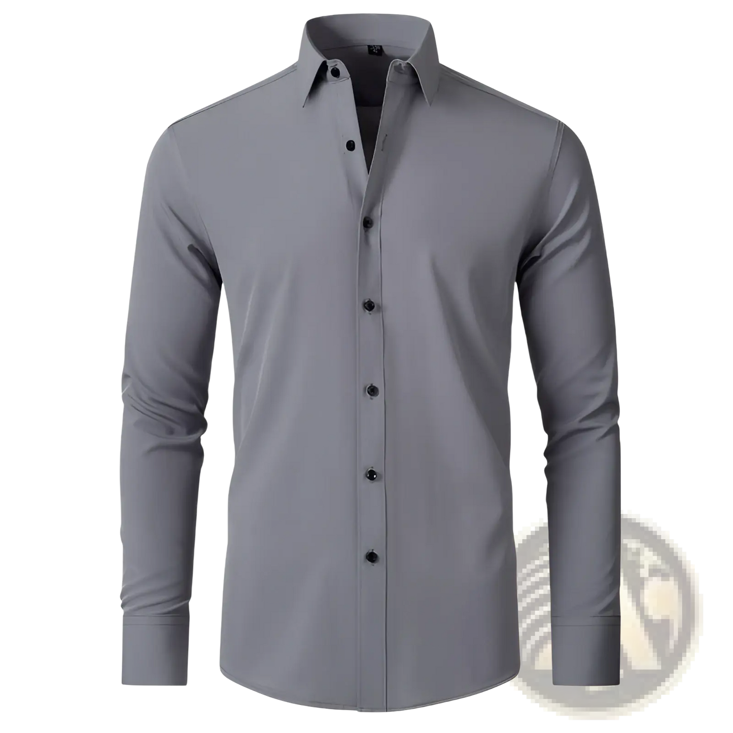 Men Slim Fit Long Sleeve Business Dress Shirt