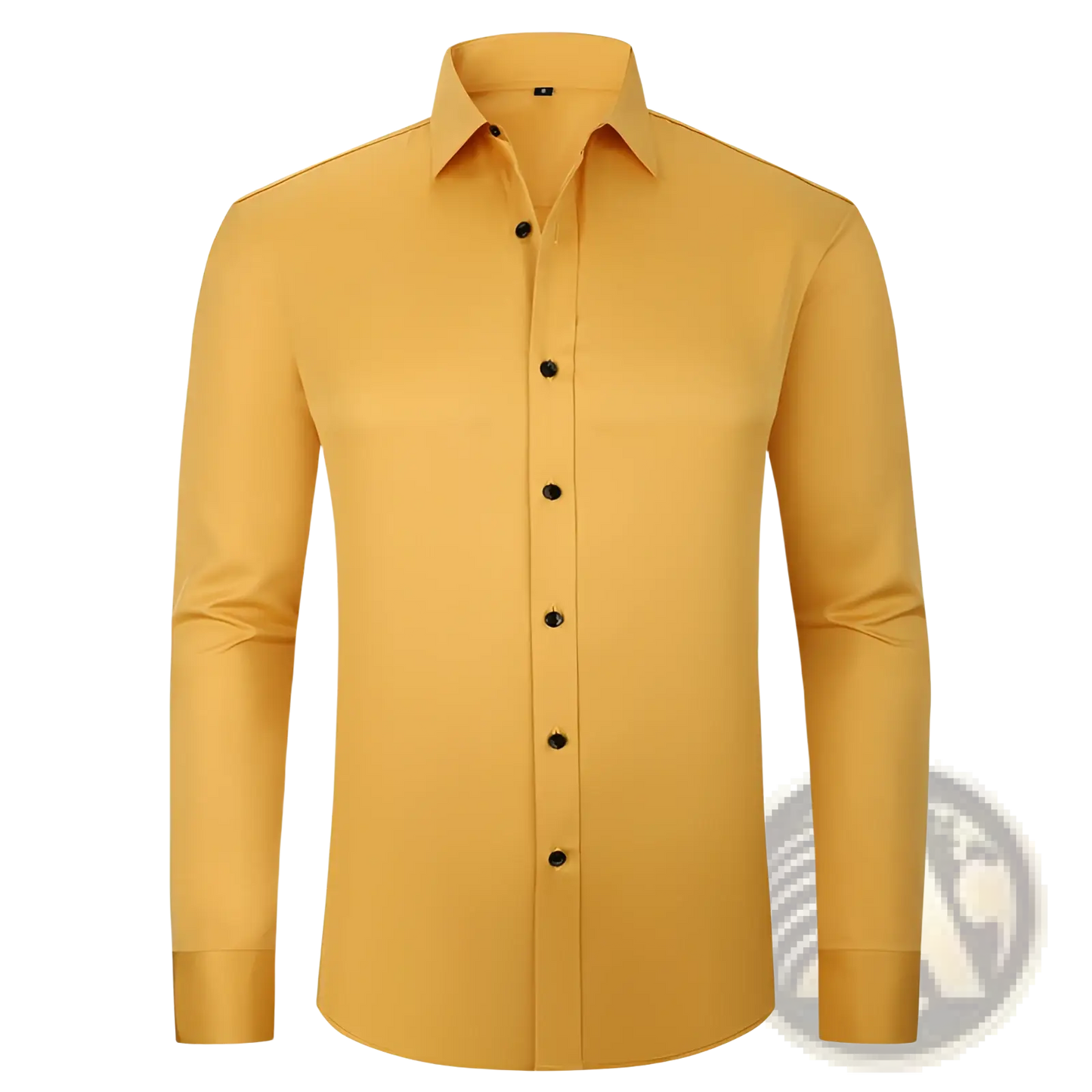 Men Slim Fit Long Sleeve Business Dress Shirt