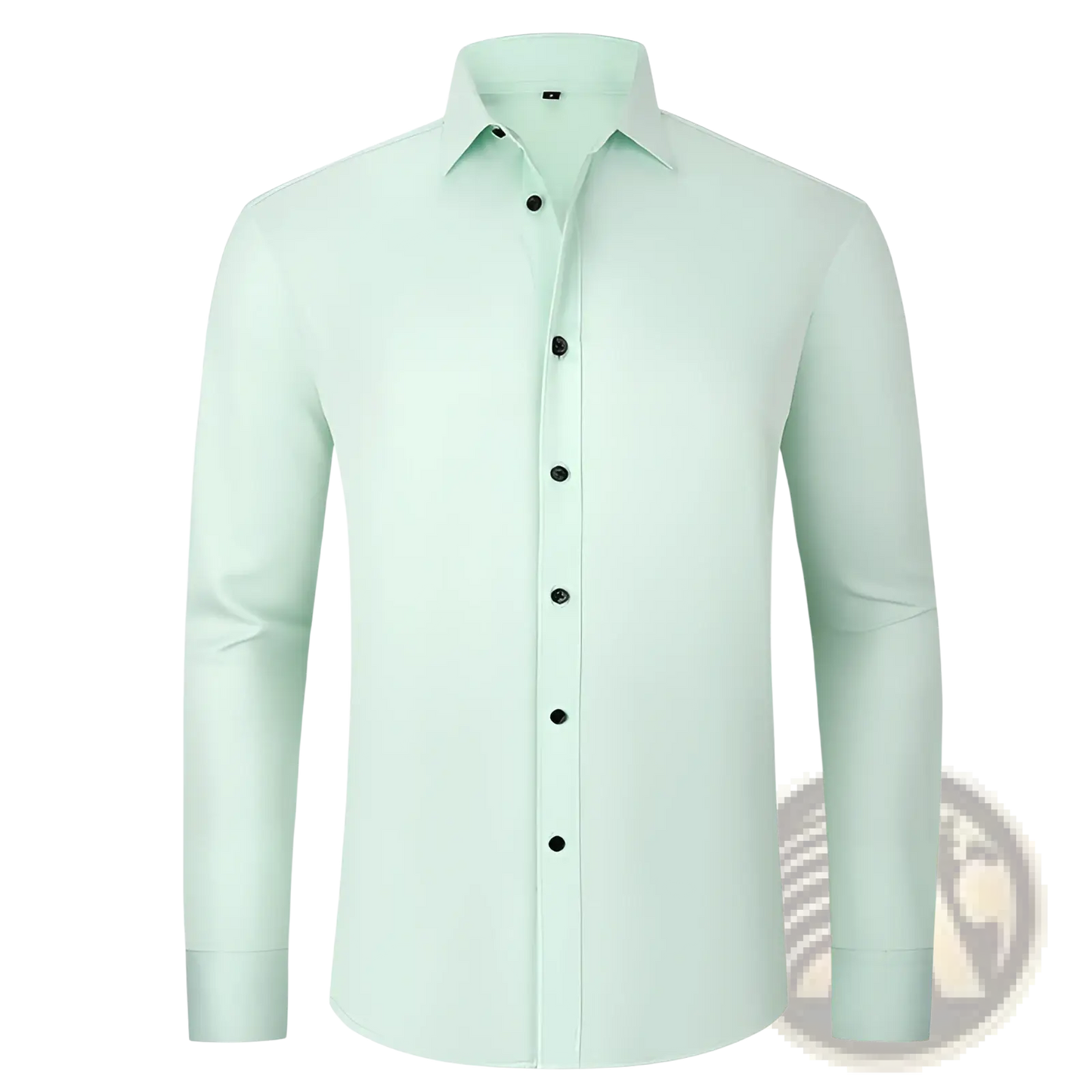 Men Slim Fit Long Sleeve Business Dress Shirt