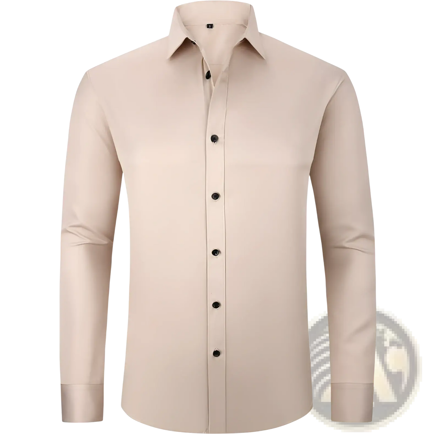 Men Slim Fit Long Sleeve Business Dress Shirt