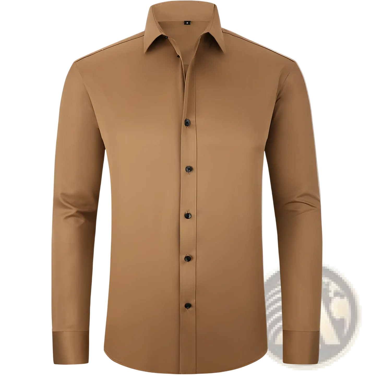 Men Slim Fit Long Sleeve Business Dress Shirt