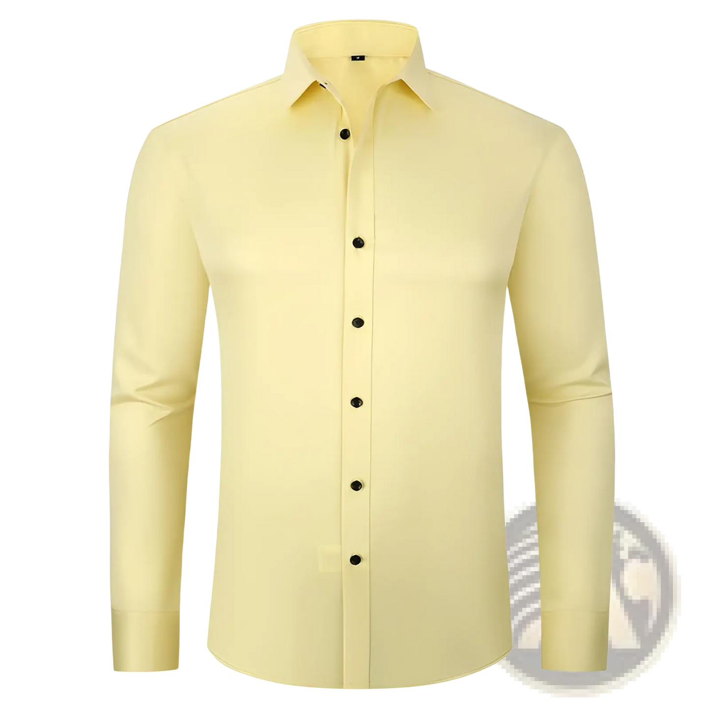 Men Slim Fit Long Sleeve Business Dress Shirt