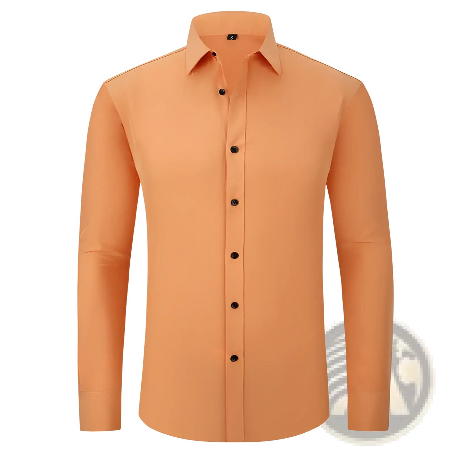 Men Slim Fit Long Sleeve Business Dress Shirt