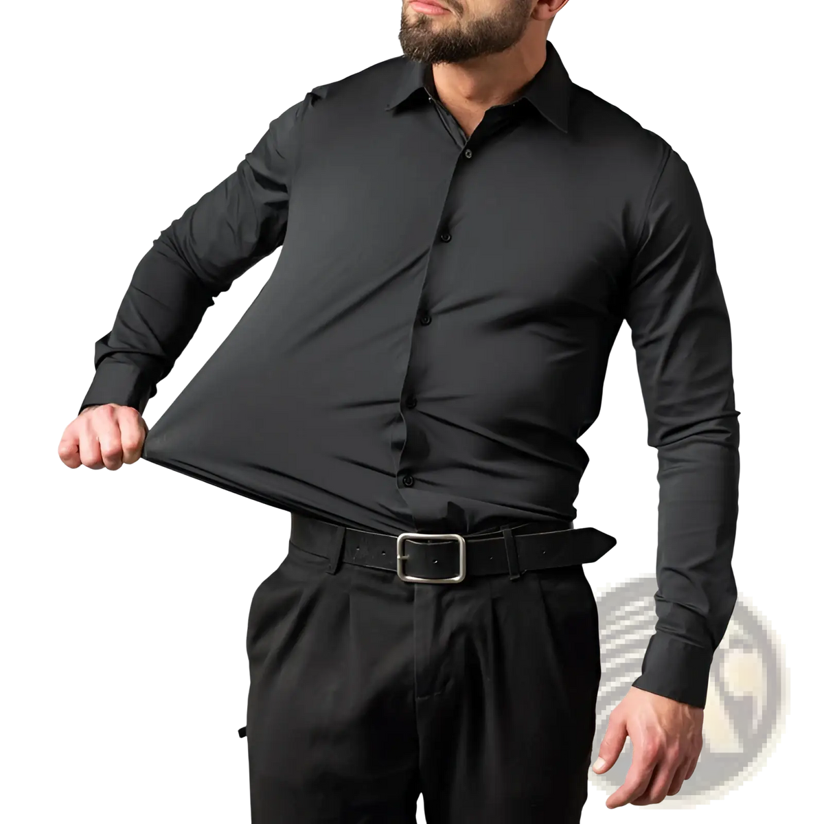 Men Slim Fit Long Sleeve Business Dress Shirt