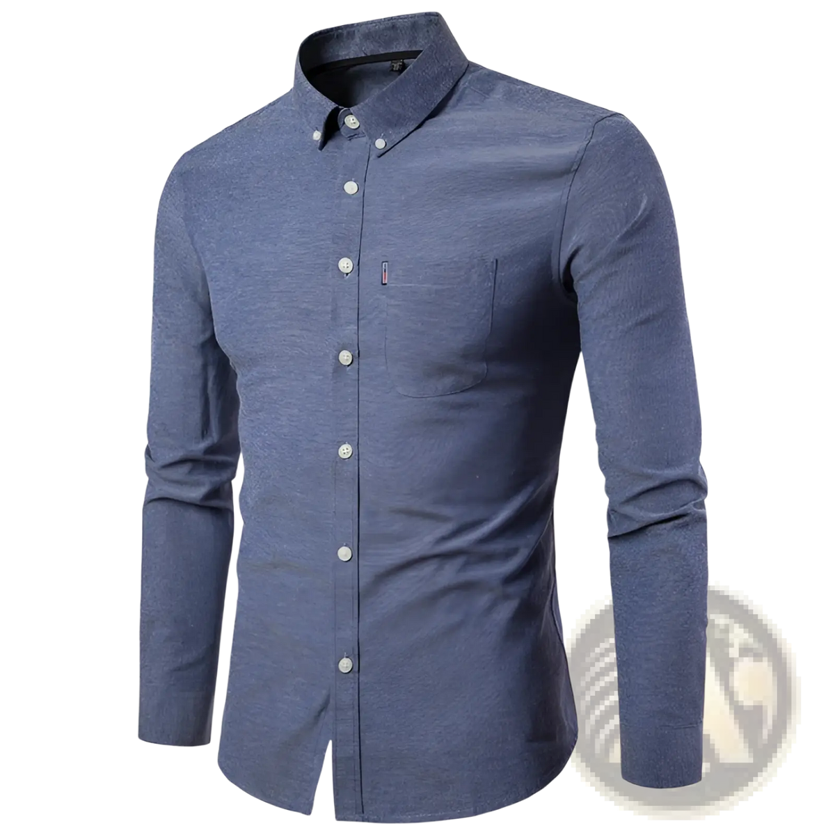 Men Slim Fit Long Sleeve Dress Shirt