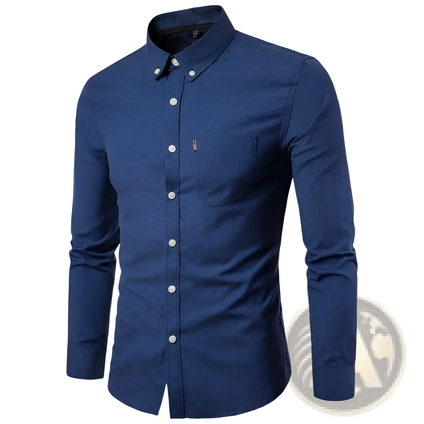 Men Slim Fit Long Sleeve Dress Shirt