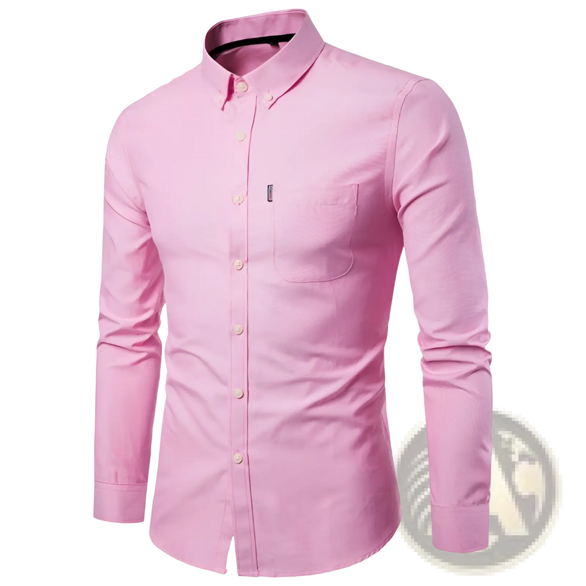 Men Slim Fit Long Sleeve Dress Shirt