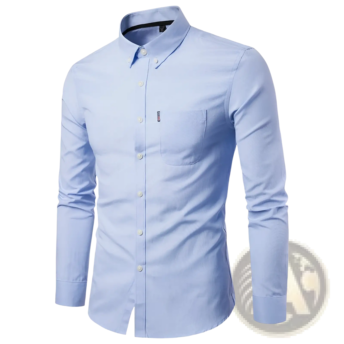 Men Slim Fit Long Sleeve Dress Shirt